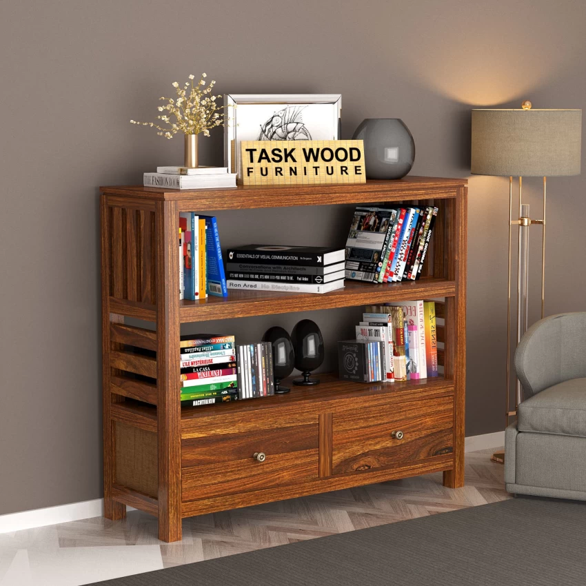 Wooden Book Rack2